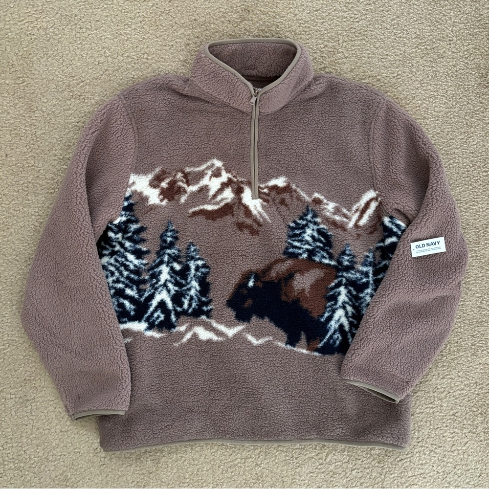 Quarter-Zip Buffalo Sherpa